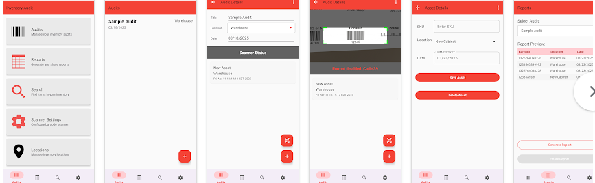 Inventory Audit - Barcode Scan